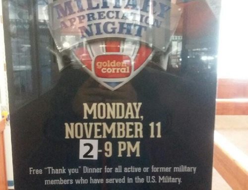 Veterans Day Dinner at Golden Corral in Palm Coast