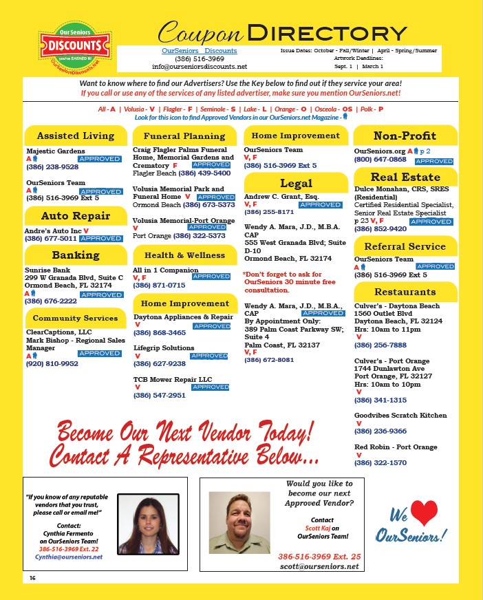 PAGE 16 COUPON BOOK